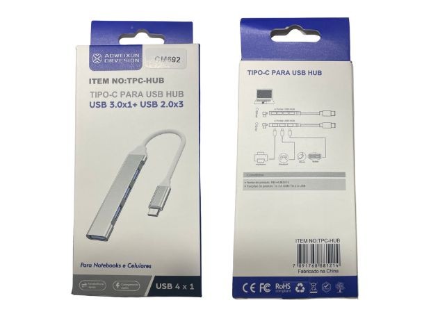 &u+ HUB TIPO C 3,0 4 PUERTOS TPC-HUB (692)